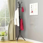 Den Haven Coat Rack Stainless Steel Hat Stand 12 Hooks Clothes Hanger Hall Tree