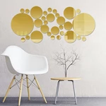 3D Home Mirror Wall Stickers Self Adhesive Removable Bedroom Office Art Decal Household Wall Ornament Supplies