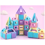 Magnetic Blocks Building Toys For Boys Girls Magnet Tiles Kits For Kid Indoor Toys