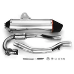 Motorcycle Aluminum Exhaust Muffler Slip-On System Pipe For Honda CRF 150F 230F 03-16