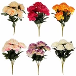 7 Heads Artificial Silk Carnation Flower Bouquet Home Party Wedding Room Decorations
