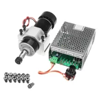 AC 110-220V 500W Air Cooling Spindle Motor with 52mm Clamp and Power Supply Speed Governor