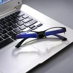 SHUAIDI® Half-frame Anti-blue Light Blue-ray PC Lightweight Presbyopic Reading Glasses 8018