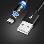 OLAF 2.1A Micro USB Type-C 360° Magnetic Nylon Weave Fast Charging Data Cable for Mi 9 8 HUAWEI Mate 20 Pro P20
