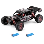 Wltoys 124016 V2 1/12 4WD 2.4G RC Car Brushless Desert Truck Off-Road Vehicle Models High Speed 75km/h Metal Chassis Two