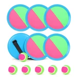 6 Rackets&6 BallsToss and Catch Paddle Game Paddle Catch Ball Game Catch Bat Ball Game