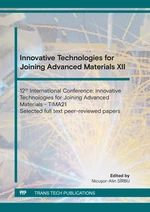 Innovative Technologies for Joining Advanced Materials XII