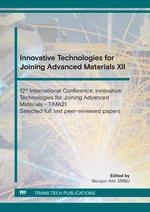 Innovative Technologies for Joining Advanced Materials XII