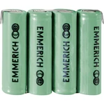 Emmerich 4AA-ZLF akupack - sada nabíjacích batérií 4x mignon (AA) spájkovacia špička v tvare Z Ni-MH 4.8 V 1500 mAh