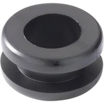 HellermannTyton HV1204-PVC-BK-M1 káblová priechodka   Priemer svorky (max.) 10 mm Hrúbka montážnej dosky (max.) 4 mm PVC