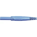 Stäubli XK-410 zdierka pre banánik zásuvka, rovná Ø pin: 4 mm modrá 1 ks