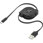 Renkforce #####USB-Kabel USB 2.0 #####USB-A Stecker, #####USB-Micro-B Stecker 80.00 cm čierna