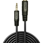 LINDY 35653 jack audio predlžovací kábel [1x jack zástrčka 3,5 mm - 1x jack zásuvka 3,5 mm] 3.00 m čierna