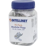 Intellinet  Modulárny konektor Intellinet 70-packový Cat6A RJ45 Pro Line STP 3-bodové káblové pripojenie pre lankové a p