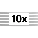 TOOLCRAFT TC-11200X10T lepiace tyčinky 11 mm 200 mm priehľadná 200 g 10 ks