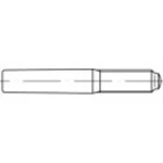 TOOLCRAFT  144655 kužeľový kolík (Ø x d) 10 mm x 120 mm  ocel  1 ks
