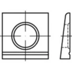 podložka klinová 23 mm    ocel pozinkované žiarom 1 ks TOOLCRAFT  139580