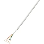 TRU COMPONENTS 1565796 alarmový kábel LiYY 20 x 0.22 mm² biela 50 m