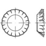 Vejárovité podložky TOOLCRAFT 138439 DIN 6798 vonkajší Ø:12 mm Vnút.Ø:3.2 mm 250 ks