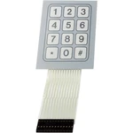 TRU COMPONENTS SU709948 fóliová klávesnica  Mriežka klávesnice 1 x 12 1 ks