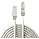 LINDY 48005 RJ45 sieťové káble, prepojovacie káble CAT 6 U/UTP 5.00 m sivá s ochranou 1 ks