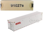 40 Dry Goods Sea Container "OOCL" White "Transport Series" 1/50 Model by Diecast Masters