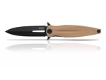 Zatvárací nôž Z400 G10 Liner Lock ANV® - farba rukoväte: piesková, DLC čierna čepeľ (Farba: Piesková, Varianta: Čierna čepeľ - DLC)