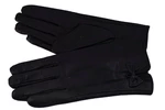 Dámské zateplené kožené rukavice Arteddy - černá(M)
