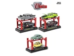 Auto Lift Series 15 6pc Diecast Car Set 1/64 Diecast Model Cars by M2 Machines