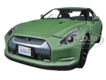 2008 Nissan GT-R R35 Matt Green 1/24 Diecast Model Car by Motormax