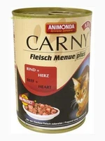 Animonda Carny Konzerva pre mačky Hovädzie+Srdce 400g