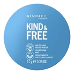 Rimmel London Kind & Free Healthy Look Pressed Powder 10 g púder pre ženy 01 Translucent