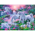 Ravensburger Puzzle Jednorožci při západu slunce 150 XXL dílků