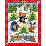 Dino Krteček Puzzle deskové Krtek na sněhu 40 dílků