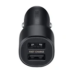 Autós töltő Samsung EP-L1100W 15W s USB-C/MicroUSB káblom, Black