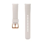 Tartalék szilikon pánt Samsung ET-YSU81M (20mm) Samsung Galaxy Watch SM-R810, Silver
