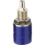 BKL Electronic 072310 zdierka pre banánik zásuvka, vstavateľná vertikálna Ø pin: 4 mm modrá 1 ks