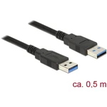 Delock #####USB-Kabel #####USB 3.2 Gen1 (USB 3.0 / USB 3.1 Gen1) #####USB-A Stecker, #####USB-A Stecker 50.00 cm čierna