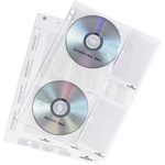 Durable 4-násobný obal na CD 4 CD / DVD / Blu-ray polypropylen priehľadná 5 ks  522219