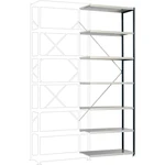 Manuflex RP1717.7016 prístavný modul regálu oddelenia  (š x v x h) 1000 x 3000 x 300 mm    oceľová podlaha