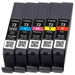 Canon Ink cartridge PGI-72 originál kombinované balenie zelenomodrá, purpurová, matná čierna, žltá, červená 6402B009 sad