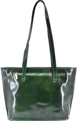 Dámská  kožená kabelka Arteddy - tmavě zelená