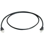 Síťový kabel RJ45 Telegärtner L00002A0117, CAT 6A, S/FTP, 3.00 m, černá