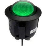 Kolébkový spínač s aretací TRU COMPONENTS TC-R13-244B-02 B/G 220 V/AC, 250 V/AC, 10 A, 2x vyp/zap