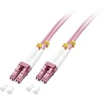 Optické vlákno kabel LINDY 46340 [1x zástrčka LC - 1x zástrčka LC], 1.00 m, růžová