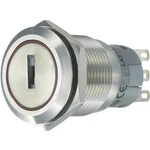 Klíčový spínač antivandal TRU COMPONENTS LAS1-AGQ-22Y/31, 250 V/AC, 5 A, 2x zap/vyp/zap, 2 x 45 °, IP65, 1 ks