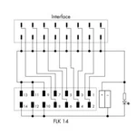 JUMPFLEX® adaptér; s 14pólovým plochým kabelovým konektorem podle DIN 41651; výstup s plusovým přepínáním WAGO 857-982 1 ks