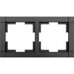 Rámeček, Modul GAO EFQ002black, černá, 2násobný
