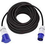 Napájecí prodlužovací kabel Max Hauri AG 162414, modrá, černá, 30.00 m