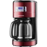 Kávovar Grundig RED SENSE KM 6330, černá/červená/nerez